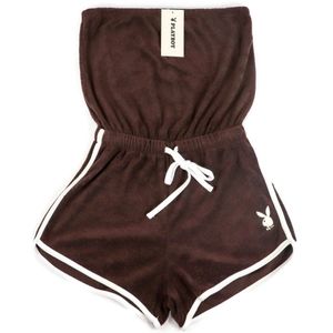 2/$20 Retro Playboy Terry Cloth Romper